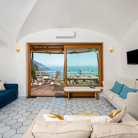 Flower Power - For 6 Guests With Parking, Terrace And Seaview - 2 Bathrooms And 3 Bedrooms Appartamento Positano