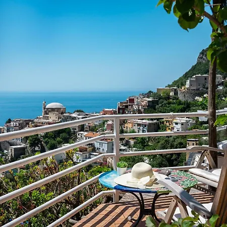 Flower Power - For 6 Guests With Parking, Terrace And Seaview - 2 Bathrooms And 3 Bedrooms Appartamento Positano